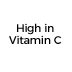 High in Vitamin C